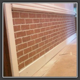RED FAUX BRICK
										( BEFORE )