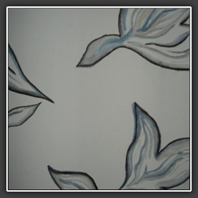 ABSTRACT LEAVES
										( WALL ART )