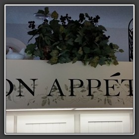 BON APPETIT
										( WALL ART )